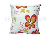 全棉活性印花帆布靠枕 尺寸定制，打造個性化家居舒適角落